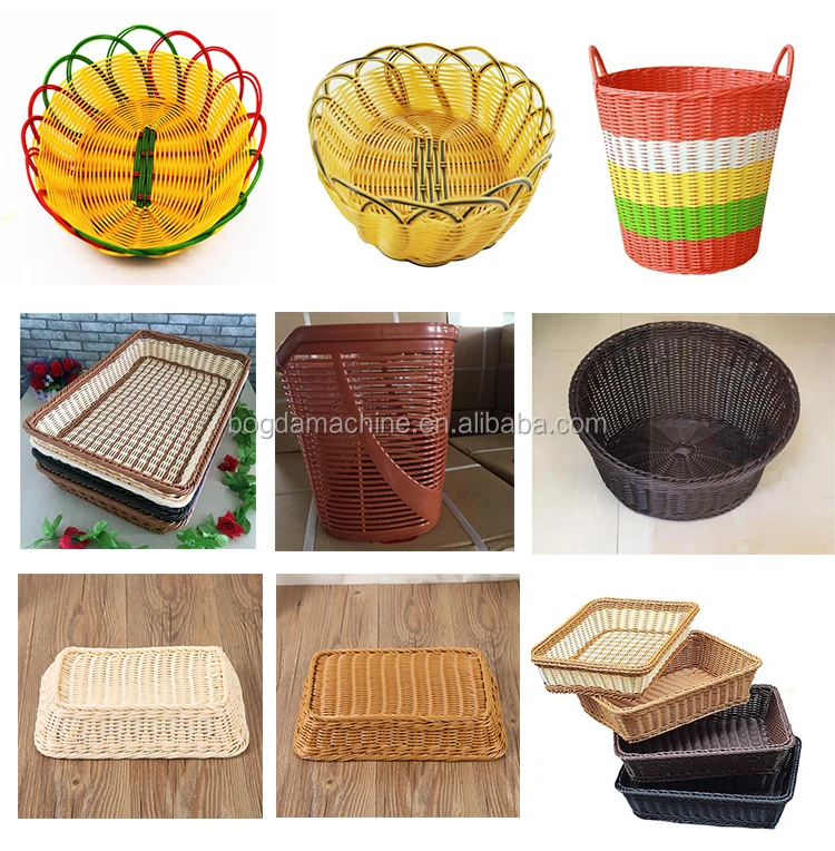 pe pp plastic wicker rattan extrusion production line / two