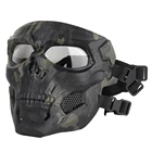 Tactical Airsoft Paintball CS Full Face Mask Scary Mask for Halloween Festival Movie Props