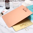 New high quality metal aluminum writing Clipboard, hanging menu display board, student file board clip, Clipboard A5, A6