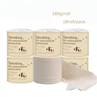 DONSEA Wholesale OEM Quality Bamboo toilet paper tissue paper toilet roll 3 ply with Individual Wrapper