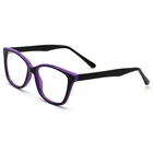 Plastic blue light filter computer reading glasses