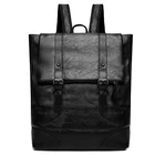 2020 Trending Vintage Rucksack Canvas Pocket Backpack Anti Theft College Bags for Men Leather Bagpack