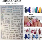 Nail Sticker 2d Golden Silver Nail Sticker