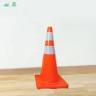 2019 Reflective 700mm Flexible Road Cones For Traffic Safety