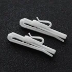 Curtain Hook Adjustable Sliding White Color Decorative Wall Hanging Accessories Plastic Curtain Hook