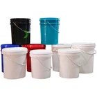 Hot Sale! 20L Food Grade 5 Gallon plastic buckets with handle and lid plastic pail