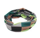 Custom Logo new style Sports Head Scarf Multifunctional colourful checks Seamless Tubular Bandana