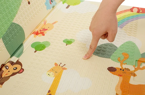 Baby carpet play mat baby play mat custom soft foam non toxic  double sides baby play mat