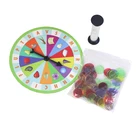 OEM board game,custom printing family paper board game with spinner and tokens