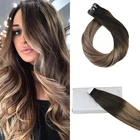 Wholesale high quality 100% unprocessed indian tape in hair extension human tape hair extensions For Hair Salon