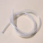 Clear Vinyl Tubing Flexible PVC Tubing, Hybrid PVC Hose, Heavy Duty and Lightweight, by 3/8 Inch ID