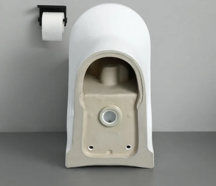 Modern European Ceramic One-Piece Toilet Western Standard Dual-Flush Home Bathroom Hotel Washroom Ceramic Fittings Cupc supplier
