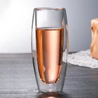 Wall Wine Double Wall Stemless Champagne Flute Glasses Stemless Sparkling Champagne Glass Wine Flute