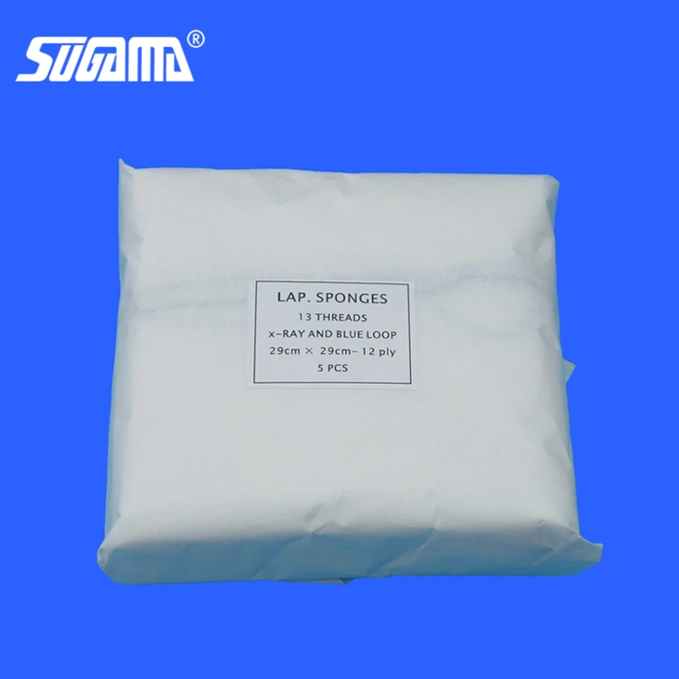 sterile gauze lap laparotomy pad sponge with x ray buy gauze