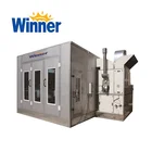 Car Baking Oven Factory Price With Italy Brand Diesel Burner Automotive Spray Booth