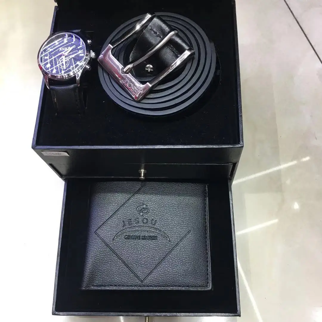 wholesale high end business watch gift set mens