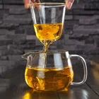 Pot Heat Resistant High Borosilicate Glass Cold/hot Water Pitcher Tea Pot With Filter