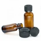 Caps Glass For Bottle Childproof Caps 18mm For 15ml Amber Blue Boston Glass Bottles