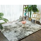 Handmade polyester plain fashion cheap long hair plush fancy shaggy carpet
