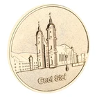 Coin Makers Gold Plate Custom Coin Maker Curling Center St.Gallen Souvenirs Guet Stei Coin