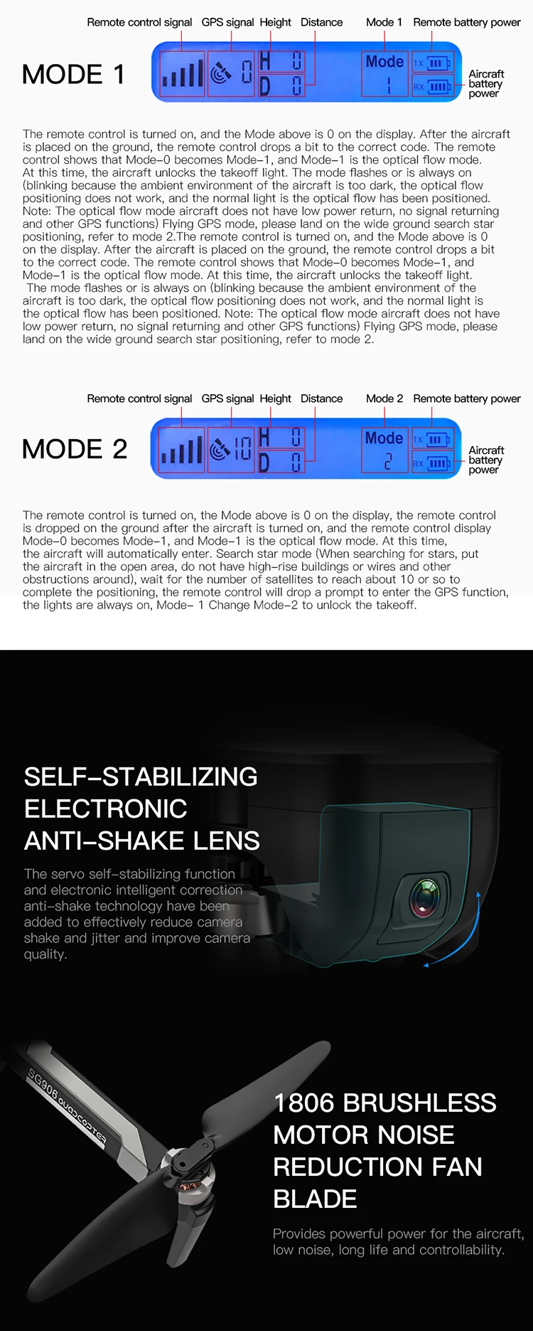 Reliable and cheap SG906 GPS 5G WiFI FPV brushless folding camera selfie 4k drone professional