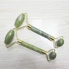 Slim Chin green facial massage natural xiuyan jade derma roller massager