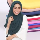 Best choose pearl chiffon scarf arab women hijab muslim scarf