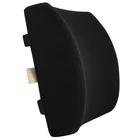 Wholesale memory foam filling office car chair lumbar support back cushion with strap