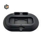 Guangdong Custom precision CNC machining parts / Black anodized CNC milling aluminum parts