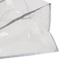 Customized Transparent PVC Plastic Zipper Bag Handbag Packaging Shopping Bag