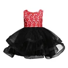 Girls Skirt 2008 Spring New European and American Screen Crochet Dress Girls Baby Lace Edge Pengpeng Princess Skirt 1510