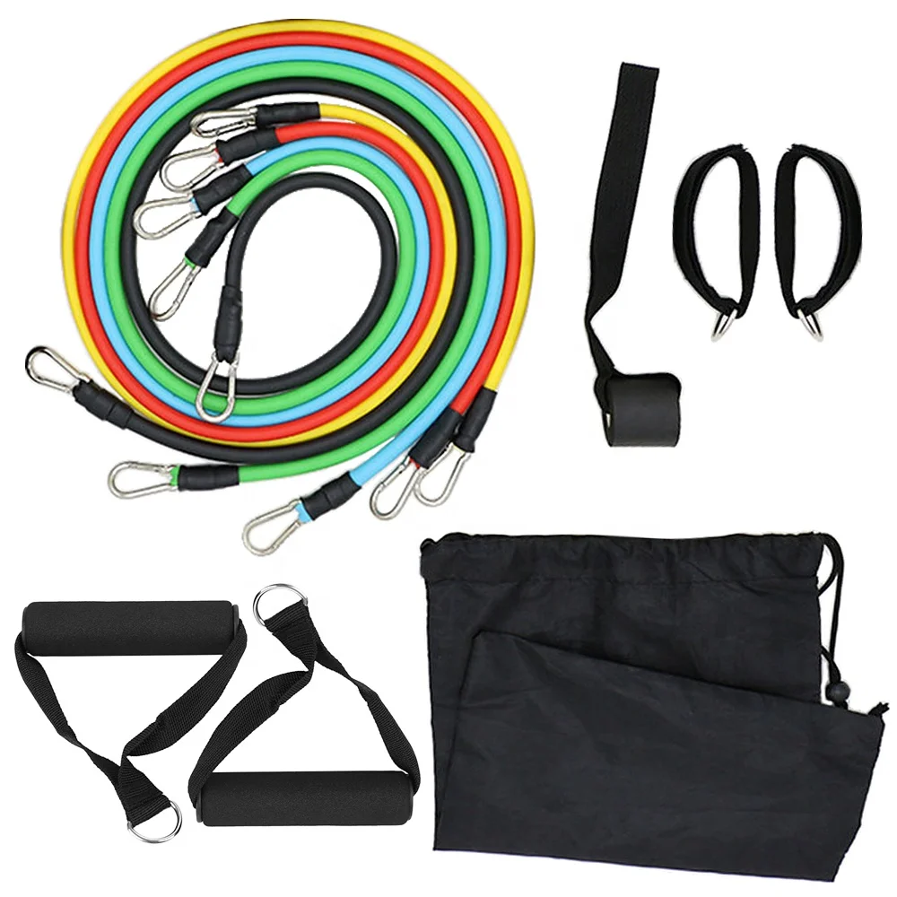 Actor Gym Equipment fitness long 11 pcs set resistance loop bands, Red,black,green,yellow,blue
Actor Gym Equipment fitness long 11 pcs set resistance loop bands, Red,black,green,yellow,blue