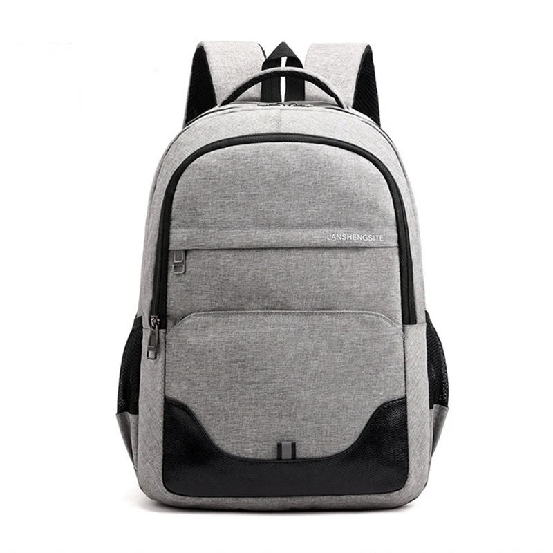 large capacity 17 inch waterproof USB casual men laptop backpack bag