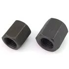 DIN6330 carbon Steel Rod Couplings Hardware GBT 56 Hexagon Long Nut Black oxide Hex thick nut