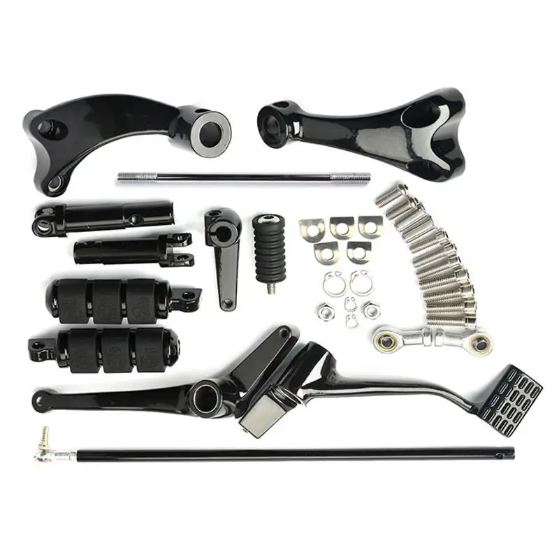 Motorcycle Forward Control Pegs Linkages Fit For Harley Sportster XL 883 1200 Custom 48 72 2014-2020 2018 2019