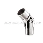 stainless steel adjustable handrail elbow bend glass angle brackets