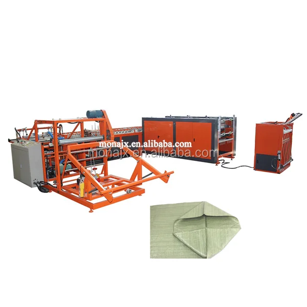 Automatic Polythene PP Woven Bag Cutting Sewing Making Printing Machine for Rice Cement Flour PP Woven Bag Making Machine Price