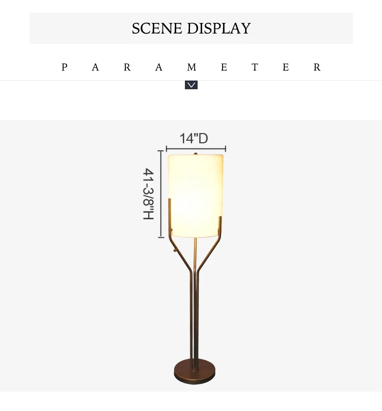 Newly designed interior lighting Nordic modern decoration E26 floor lamp