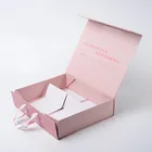 Custom Luxury Paper Shoe Gift Packaging Flat Pack Collapsible Folding Magnetic Box