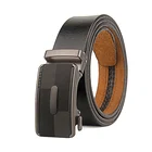 Spot men's belt automatic buckle 3.5cm, 110cm-130cm fashion business belt custom badge belt men belt buckle designer