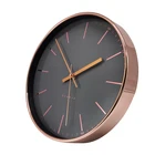 Modern Fashion Black Silent Wall Clocks Decor