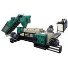 plastic pellet making extruder recycle machine/ plastic film pellet granulator/one screw extruder production