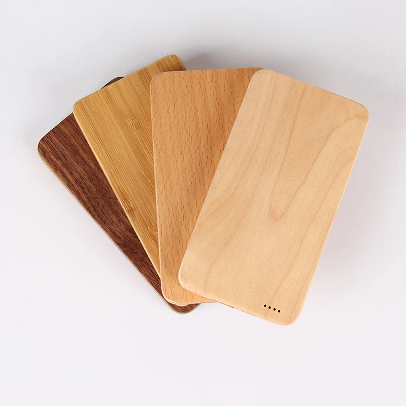 2019 Newest Portable Charger, Fashion Wood Bamboo Design Super Wooden Slim 4000mAh Power Bank - ANKUX.COM
