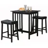Kitchen bar furniture 3pcs bar dining set breakfast table and chair