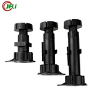 plastic hardware pvc furniture feet protector kitchen leveling feet adjustable cabinet legs for outdoor