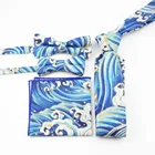 Family Ties Suit 4pcs Men Women Kid Tie Bowtie Pocket Square Set Necktie Butterfly Handkerchief Lots Cartoon