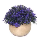 New design indoor home decor mini air artificial flowers plant in pot