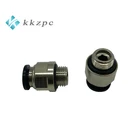 Straight Fittings PC8-G02 Straight Push In Fittings Pneumatic Connectors Air Connectors Male Hose Fittings