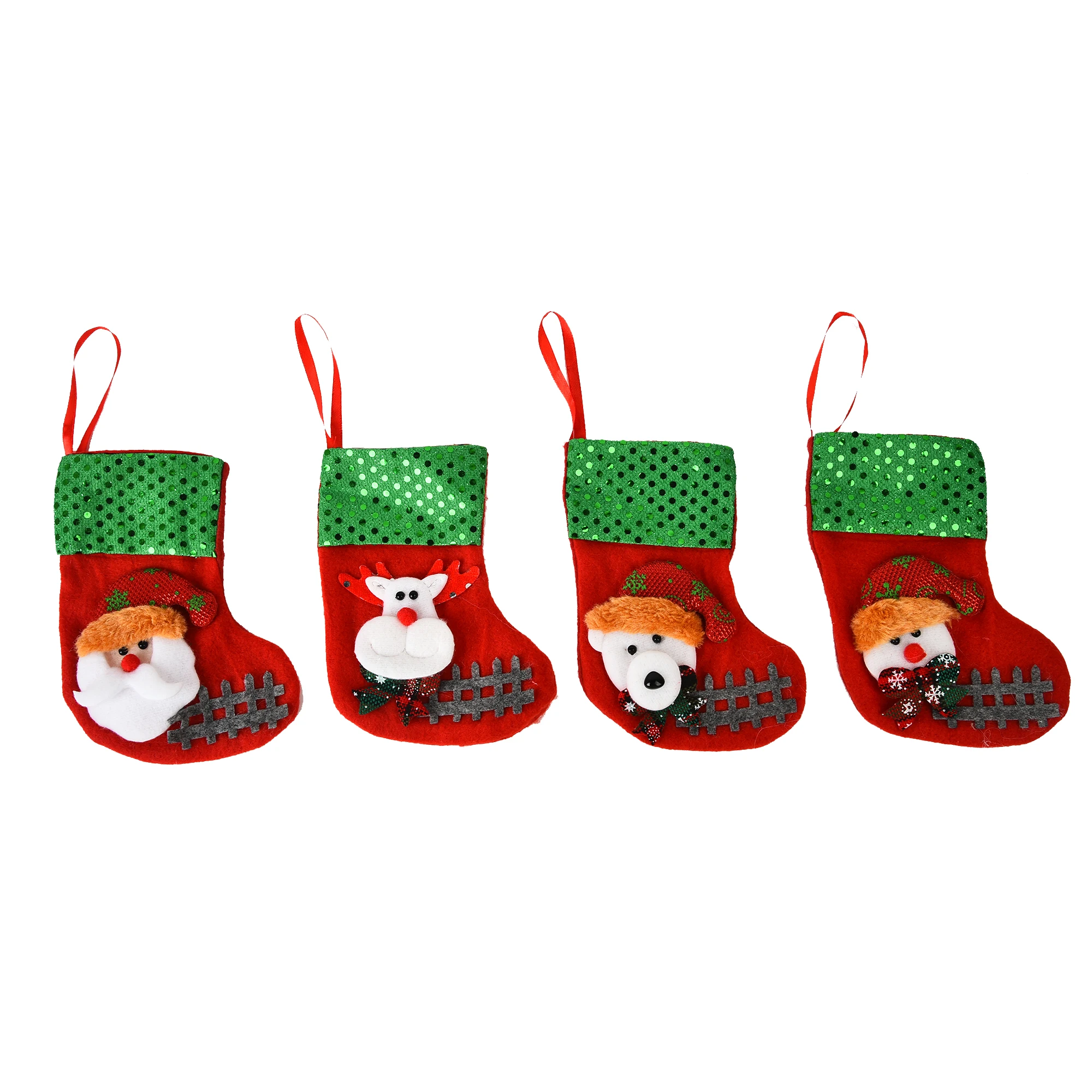 factory wholesale high quality socks christmas gift candy bag