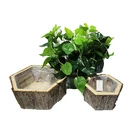Pot Wood Flower Pot Planter Basket Seeding Tray For Garden Home Decoration Aero Pot